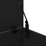 vidaXL Boîte de Rangement Chêne noir 60 x 42 x 46 cm Bois d'ingénierie