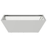 vidaXL Set de 5 Jardinières Bol de Jardin 50x50x15 cm en Acier Galvanisé