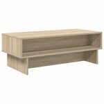 vidaXL Table basse Chêne Sonoma 100 x 46 x 35 cm Bois d'ingénierie