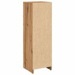 vidaXL Armoire de bain chêne artisanal 30x30x95 cm bois d'ingénierie