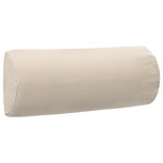 vidaXL Appui-tête de chaise longue Crème 40x7 5x15 cm Textilène