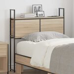 vidaXL Tête de lit de rangement Chêne sonoma 100 cm Bois d'ingénierie