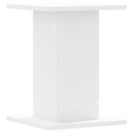 vidaXL Supports pour plantes 2 Pièces blanc 30x30x40 cm bois d'ingénierie