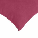 vidaXL Coussins de canapé 2 Pièces Bordeaux 60 x 40 cm
