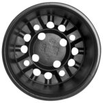 vidaXL Pot à fleurs 200 Pièces Noir Ø 15 x 13 cm Plastique