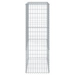 vidaXL Panier gabion avec couvercle 100x50x150 cm fer galvanisé