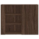 vidaXL Armoire murale chêne marron 75x35x60 cm bois d'ingénierie