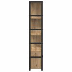 vidaXL Étagère Chêne artisanal 80 x 30 x 155 5 cm Bois d'ingénierie