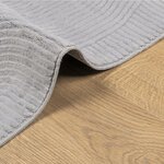 vidaXL Tapis IZA poils courts style scandinave gris 80x150 cm