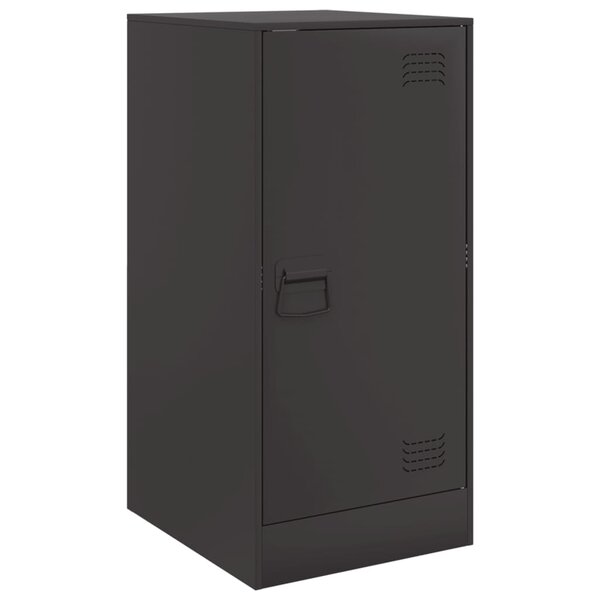 vidaXL Buffet noir 34 5x39x73 cm acier