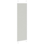 vidaXL Store plissé gris clair 55x200 cm largeur du tissu 54 4 cm