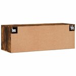 vidaXL Armoire murale Chêne fumé 100x36 5x35 cm Bois d'ingénierie