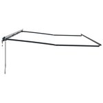 vidaXL Auvent Anthracite 6 × 3 5 m Métal