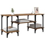 vidaXL Meuble TV Bois Ancien 102 x 35 x 45 5 cm