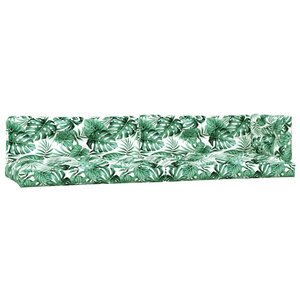 vidaXL Coussins de palette 5 Pièces motif de feuilles tissu