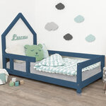 Lit cabane enfant POPPI 80 x 180 bleu marine 2