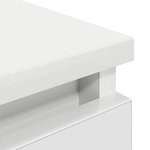 vidaXL Meuble TV blanc 60x35x54 cm bois d'ingénierie