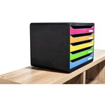 Exacompta Ensemble de tiroirs bureau Plus Horizon 5 tiroirs Harlequin