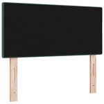 Cabeza de lit LED vidaXL capitonnée en velours vert foncé 100 cm