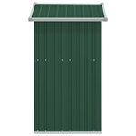 vidaXL Abri de jardin Vert 126x97 5x177 cm Acier galvanisé