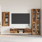 vidaXL Ensemble meuble TV FLORIN Bois ancien Bois d'ingénierie