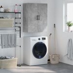 vidaXL Armoire murale gris béton 69 5x34x90 cm