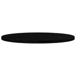 vidaXL Dessus de table marron foncé 120x60x4cm bois chêne massif ovale