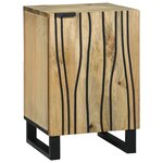 vidaXL Ensemble de mobilier de salle de bain 5 Pièces Marron Moyen