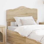 vidaXL Tête de lit Chêne Sonoma 75 cm Bois d'ingénierie