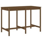 vidaXL Ensemble de bar de jardin 7 Pièces marron miel bois de pin massif