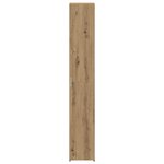 vidaXL Buffet haut Chêne artisan 30x42.5x185 cm Bois d'ingénierie
