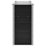 vidaXL Lit surélevé de jardin Anthracite 100x40x77 cm Acier galvanisé
