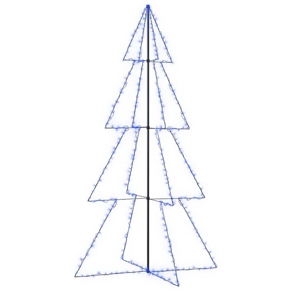 vidaXL Arbre de Noël cône 360 LED d'intérieur/d'extérieur 143x250 cm