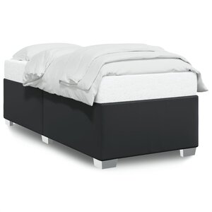 vidaXL Cadre de lit sans matelas noir 100x200 cm similicuir