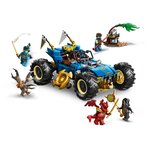 LEGO NINJAGO Voiture transformable de Jay 71856  2-en-1  387 pièces