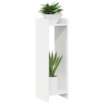 vidaXL Support de Plante Blanc 30 x 30 x 100 cm Bois d'ingénierie