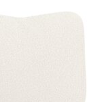 Fauteuil relaxant vidaXL en tissu crémeux imitant la laine