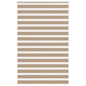 vidaXL Store zèbre marron sable largeur du tissu 145 9 cm polyester