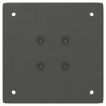 vidaXL Pieds de table console 4 pièces Anthracite 72 cm Acier