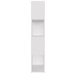 vidaXL Bibliothèque/Séparateur de pièce Blanc Bois d'ingénierie
