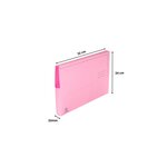 Pt 50 chemises poche A4 NF Rose EXACOMPTA