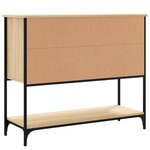 vidaXL Buffet chêne sonoma 100x36x85 cm bois d'ingénierie