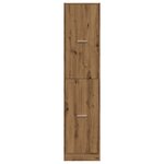 vidaXL Armoire d'apothicaire chêne artisanal bois d'ingénierie