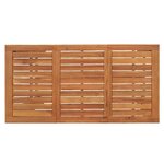 vidaXL Ensemble de bar de jardin 5 Pièces gris bois massif acacia rotin