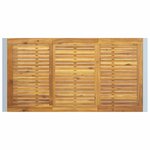 vidaXL Table de jardin pour repas Gris 160 x 80 x 75 cm