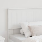 vidaXL Tête de lit Blanc 100 cm Bois d'ingénierie