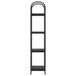 vidaXL Étagère Chêne noir 40 x 30 x 146 cm Bois d'ingénierie