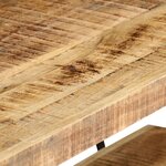 vidaXL Meuble TV 160x40x50 cm Bois solide de manguier