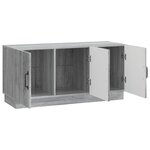 vidaXL Meuble TV Sonoma gris 99 x 34 5 x 47 cm Bois d'ingénierie