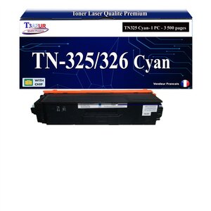 T3AZUR - Toner compatible avec Brother TN329 pour Brother HL-L8350CDW  HL-L8350CDWT  Cyan